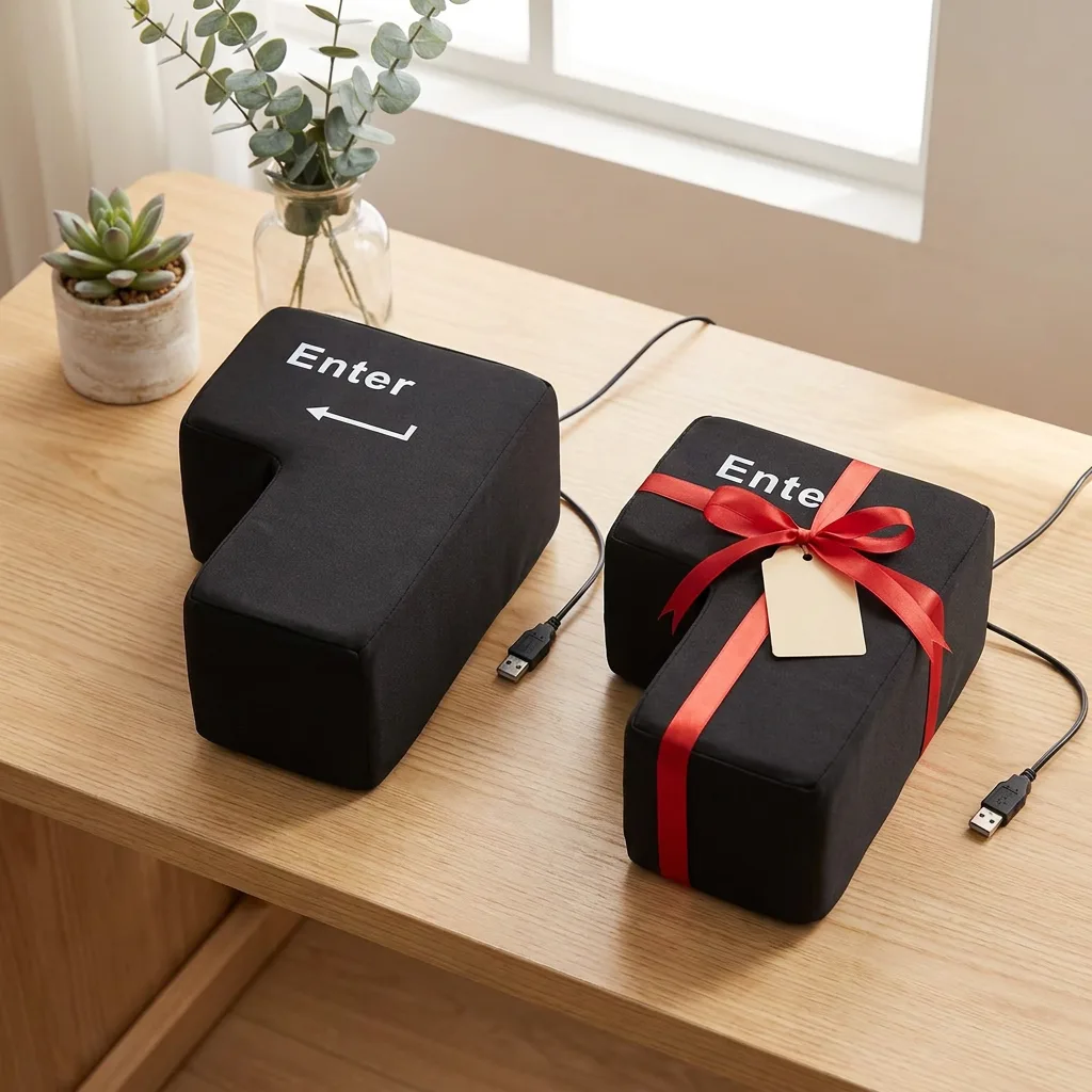 Two keys side by side with gift wrap (2-pack)